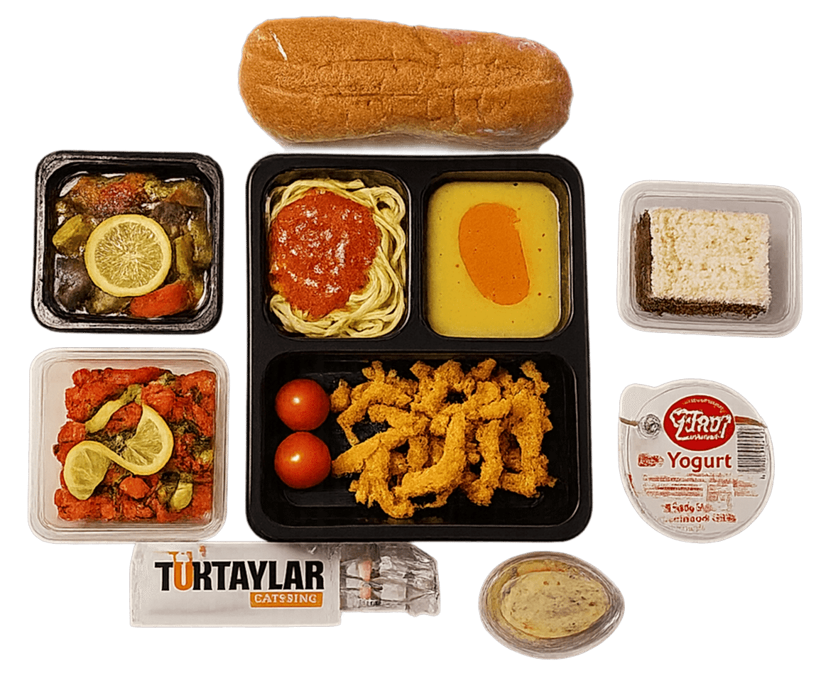 7 çeşit premium yemek menüsü